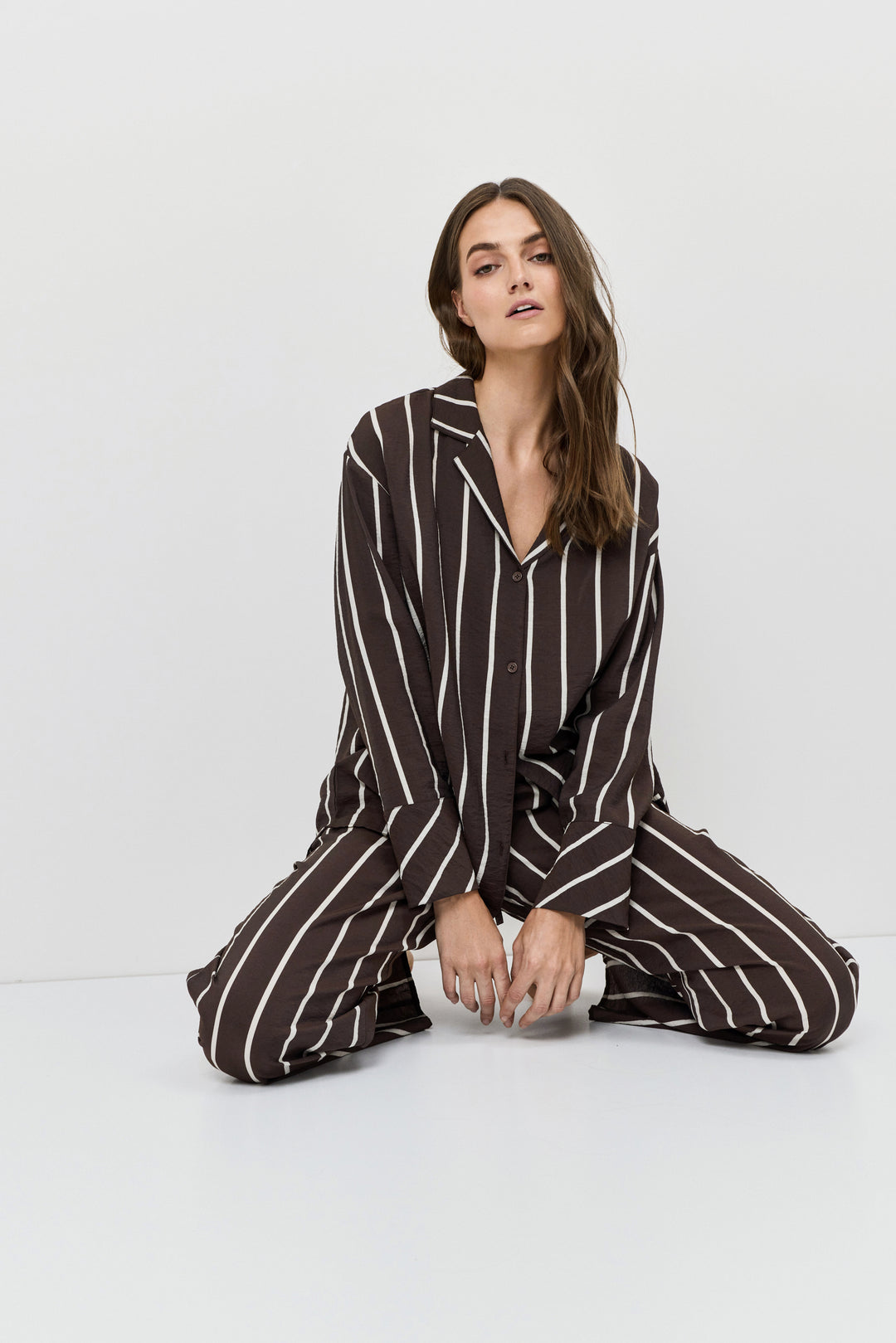 Pyjama pantalon chocolat SET