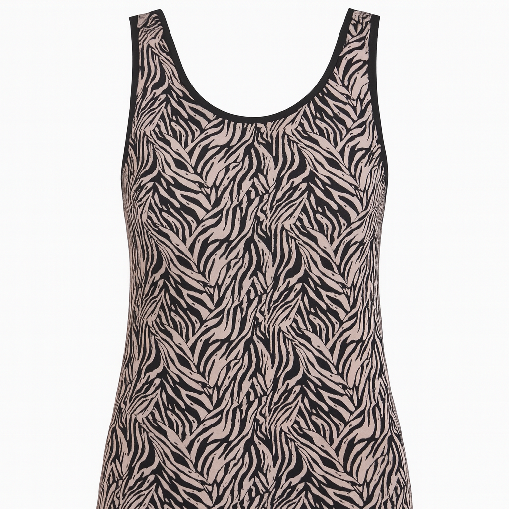 Top microfibre – Avet (Motif zébré)