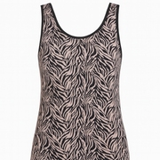 Top microfibre – Avet (Motif zébré)
