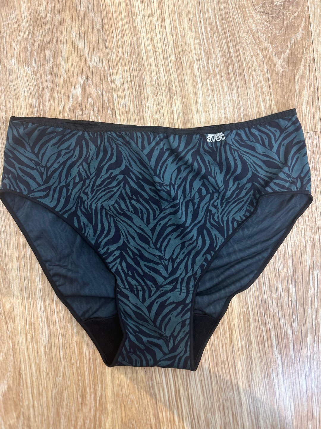 Culotte microfibre motif zébré Green