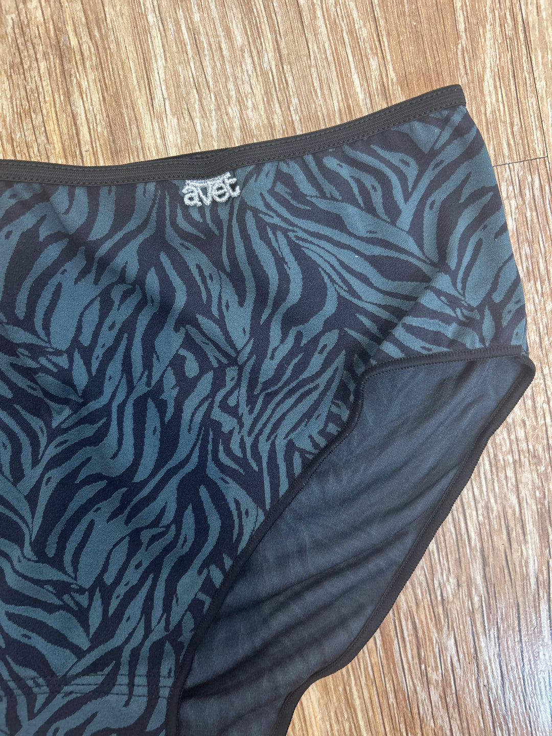 Culotte microfibre motif zébré Green