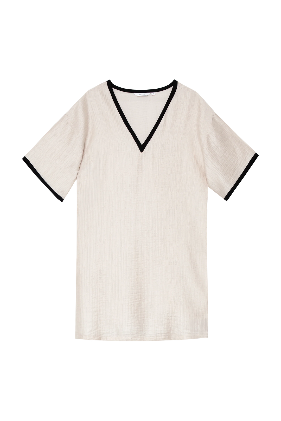 Robe courte resort beige