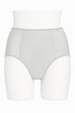 Slip taille haute gris