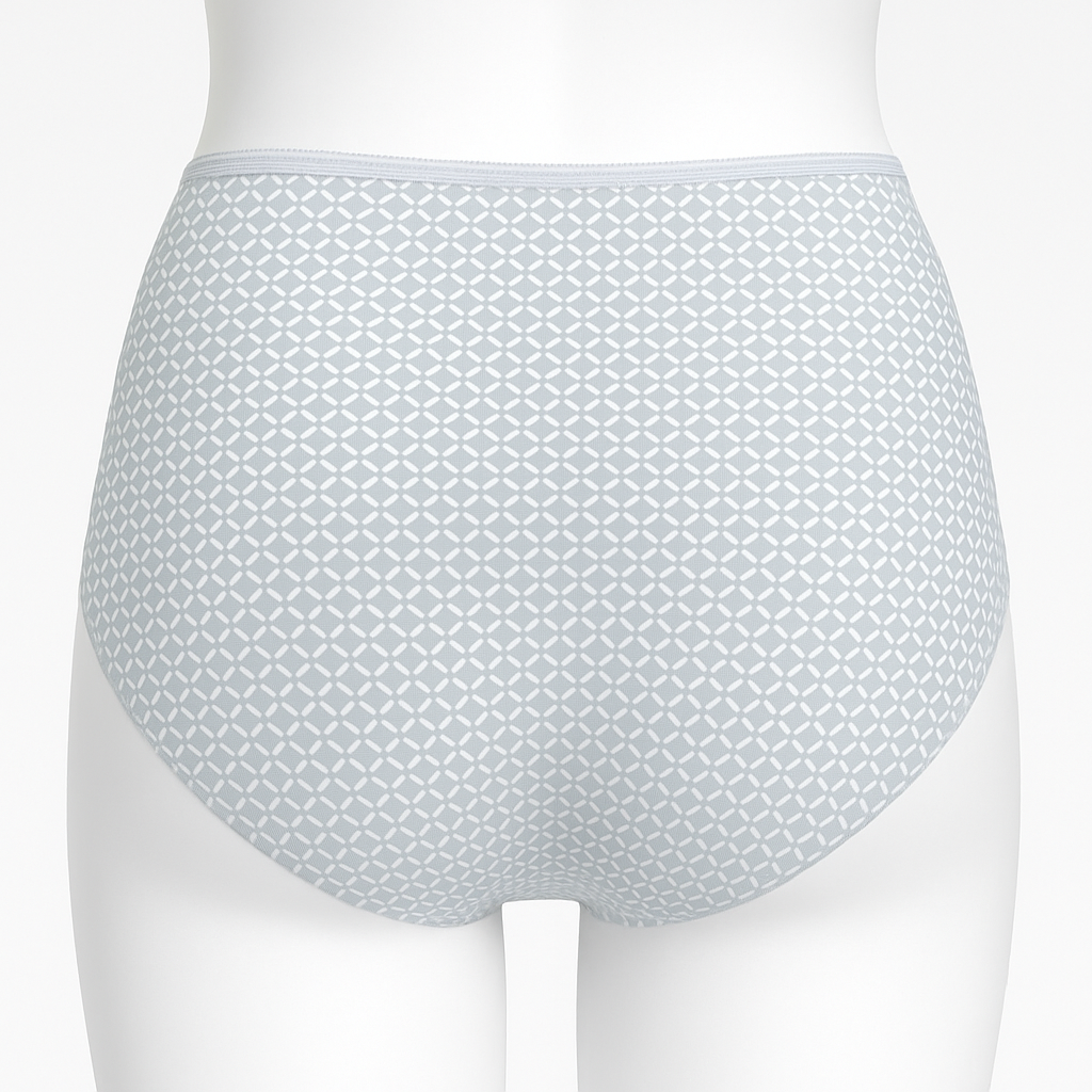 Slip taille haute gris