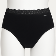 Culotte coton avec dentelle noir