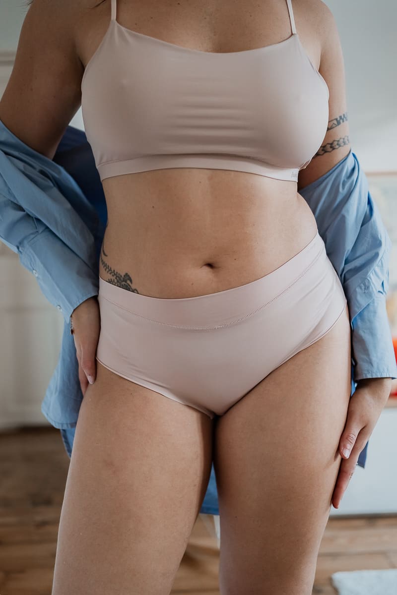 Soutien-gorge brassière sans armature Chair Skin Micro