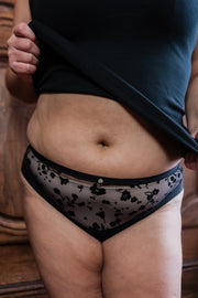 Culotte haute microfibre noir sans couture efft Tattoo
