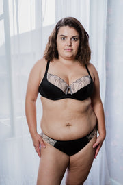 Soutien-gorge semi emboitant Tatoo Love noir