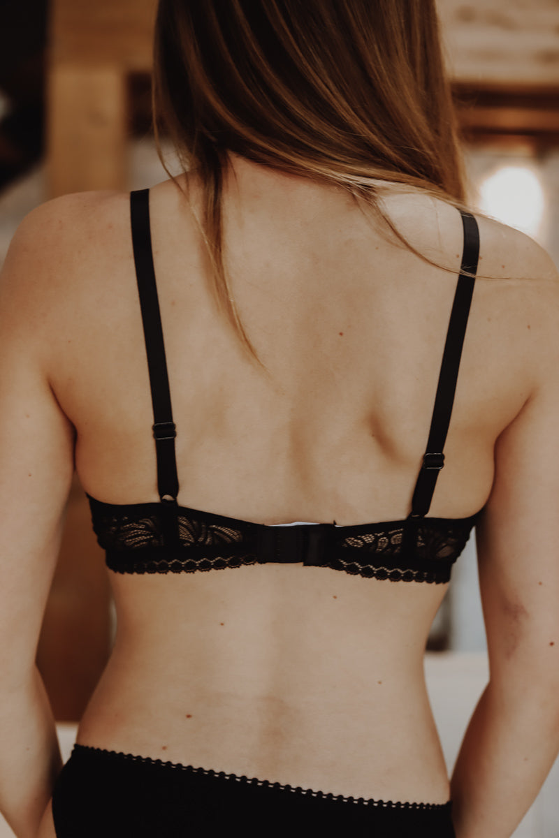 Soutien-gorge triangle Atelier séduction noir