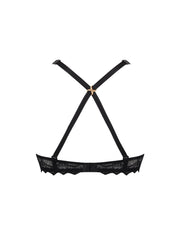 Soutien-gorge coque noir Sexy bohème