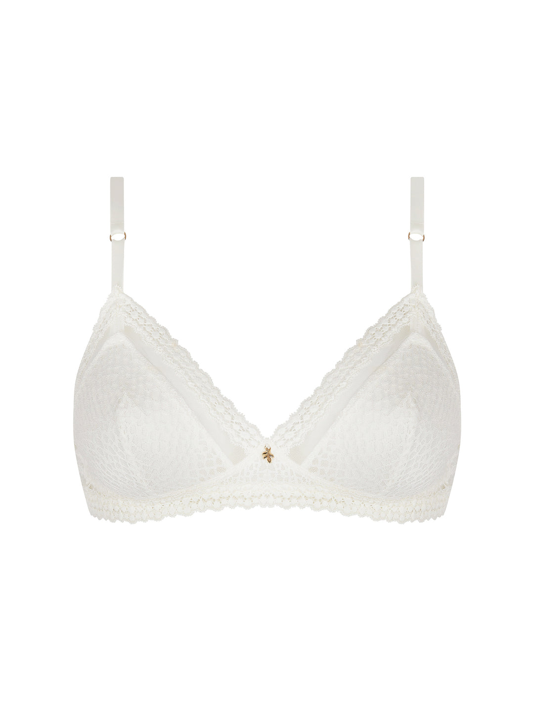 Soutien gorge sans armature  Exquise en Dentelle Ivoire