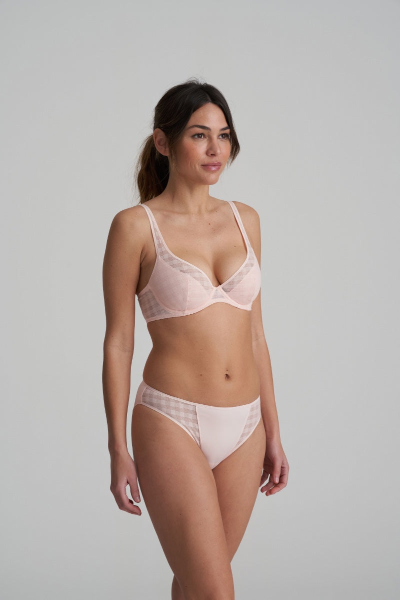 Soutien-gorge demi mousse plongeant pink Jereme
