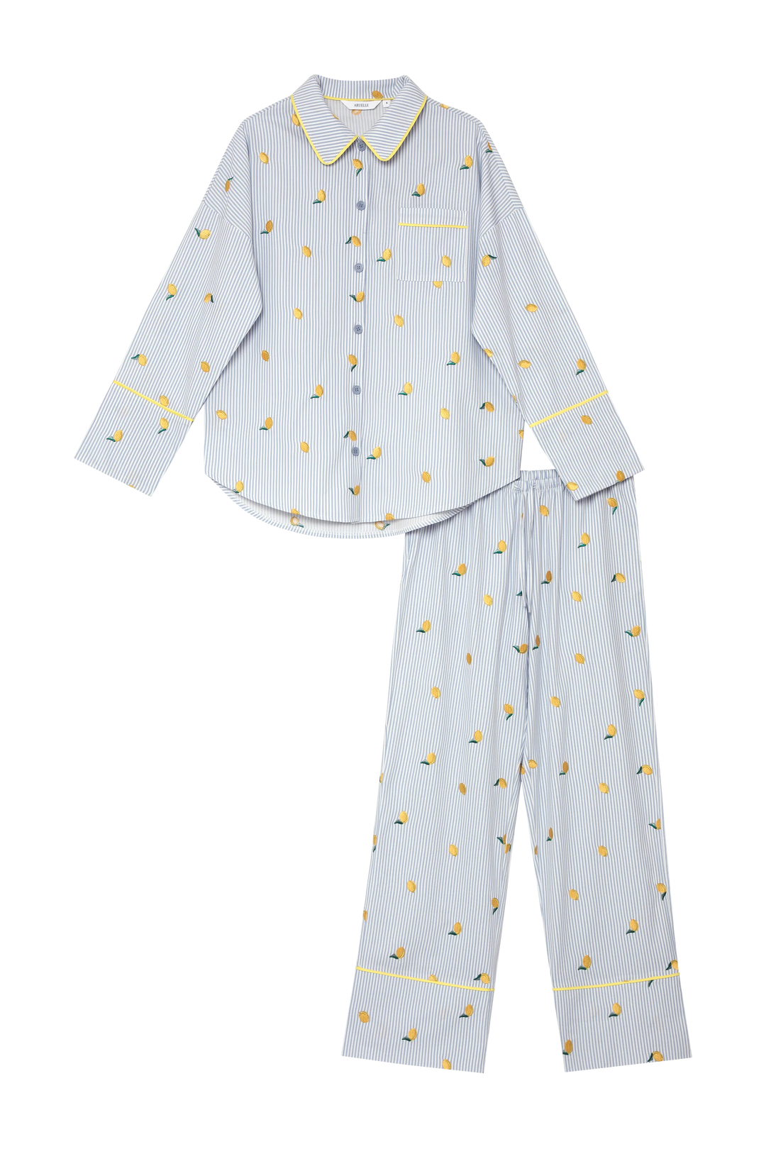 Pyjama  chemisier citron Pajama