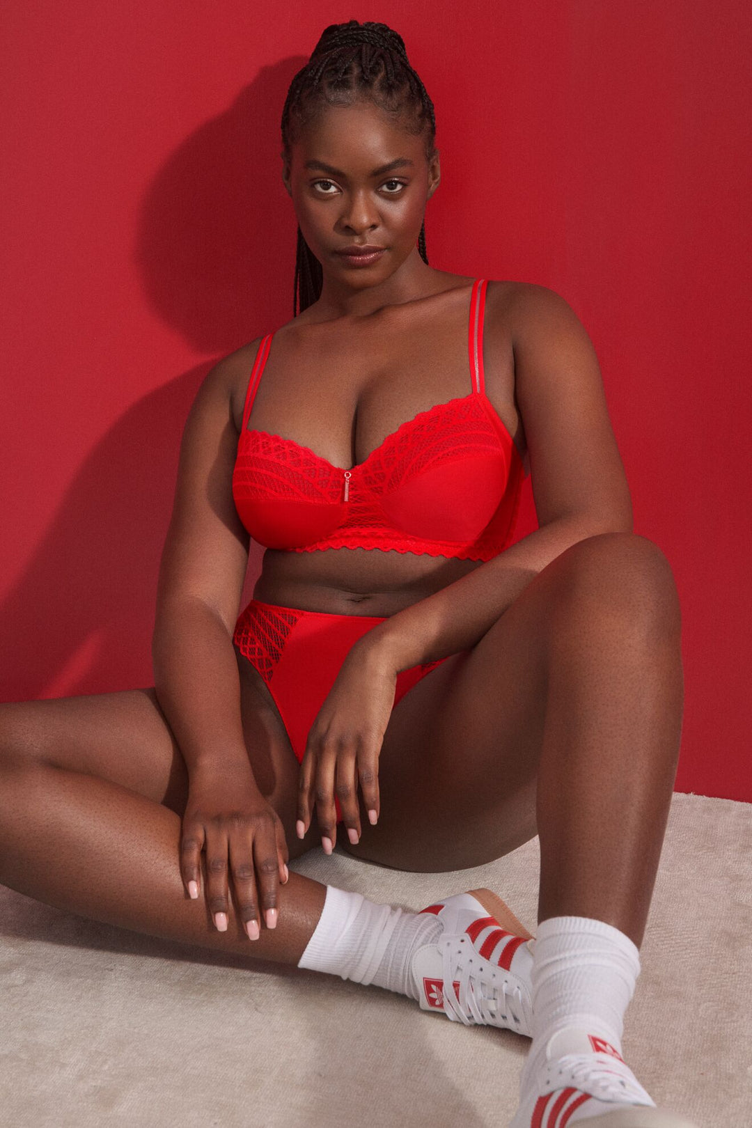 Soutien-gorge sans armature East End rouge