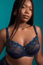 Soutien-gorge emboîtant  Deauville Velvet Bleu