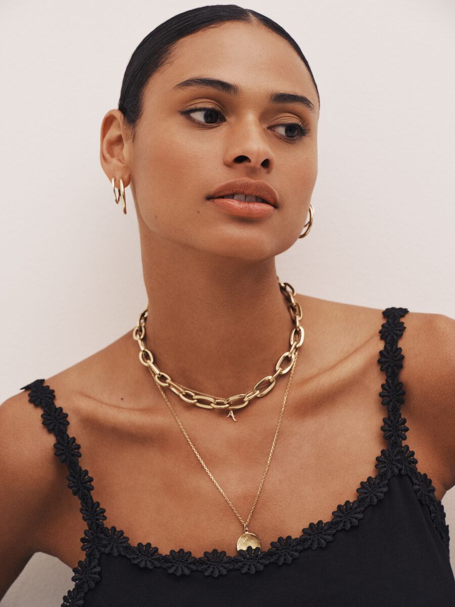 Top Pâquerette noir Petal – Avero Studio
