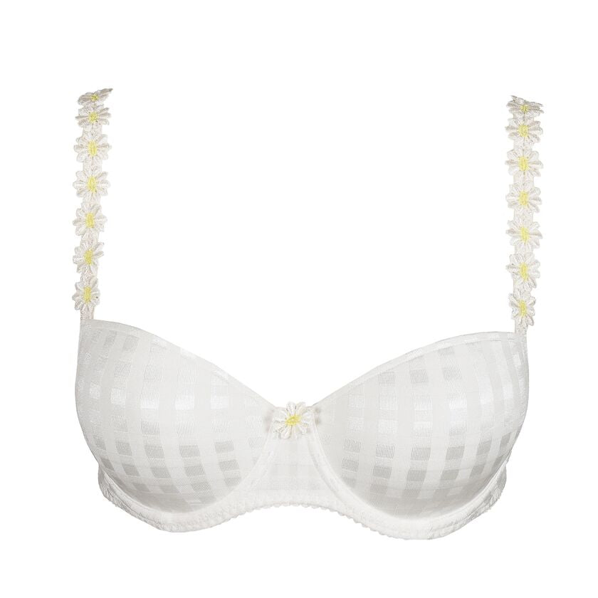 Soutien-gorge balconnet rembourré Avero Ivoire pétal