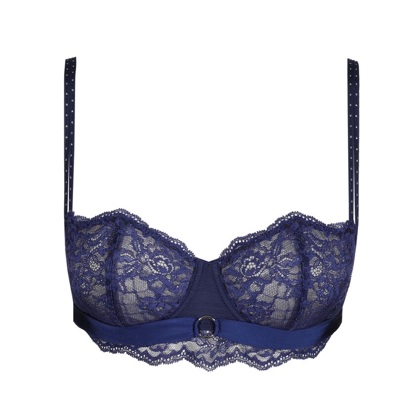 Soutien-gorge corbeille Musea bleu Saphire