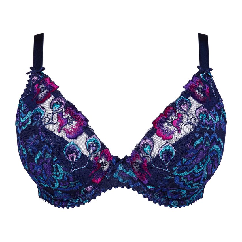 Soutien-gorge décolleté plongeant San Angel blue