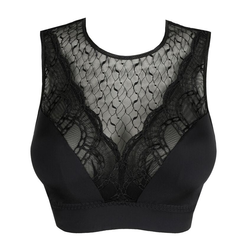 Brassière top sans armature Naica noir