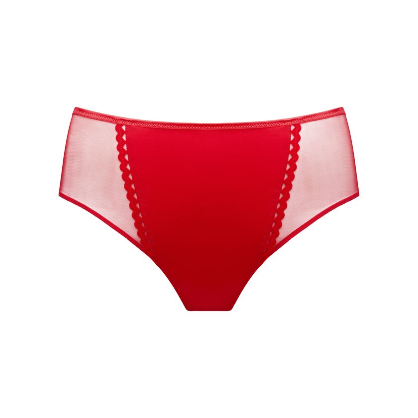 Slip taille haute WOW Girl Rouge