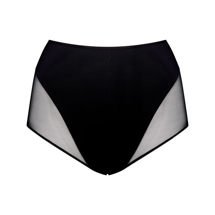 Slip taille haute rétro Sheary Noir