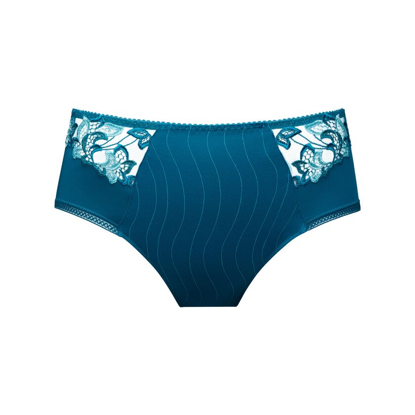 Slip taille haute brésilien Deauville Peacock