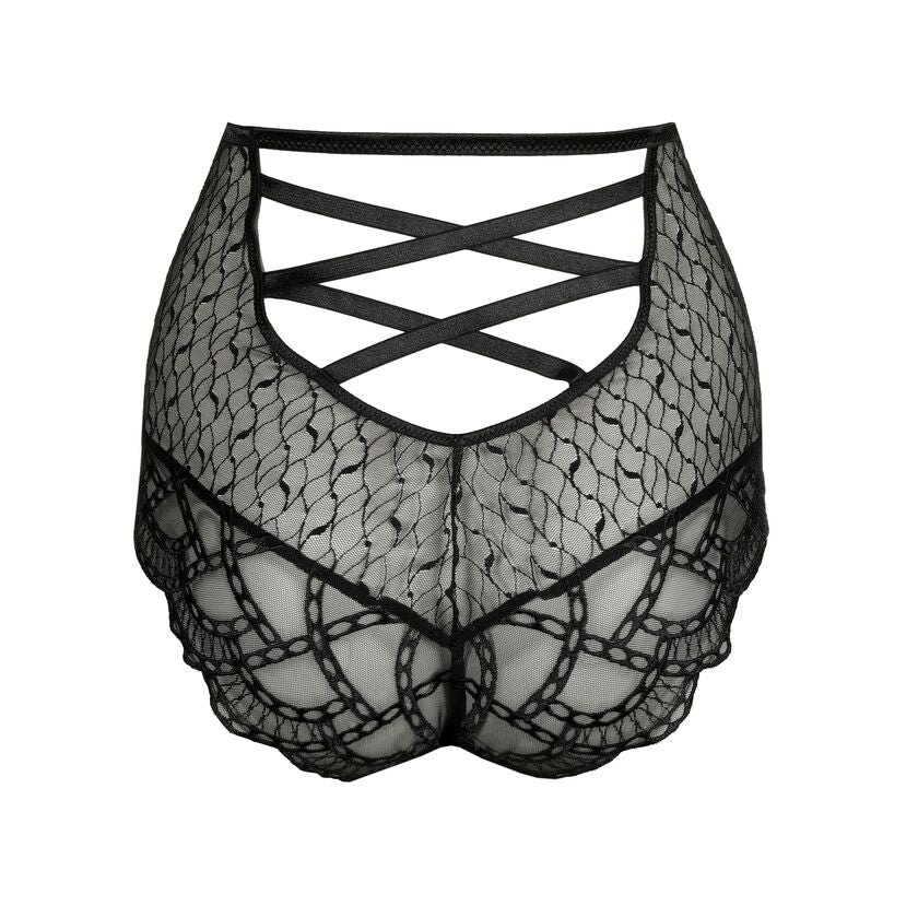Slip haut rétro Naica noir