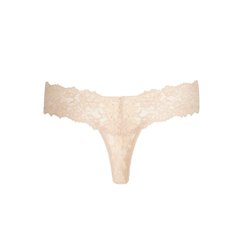 String haut Soft Studio nude dentelle