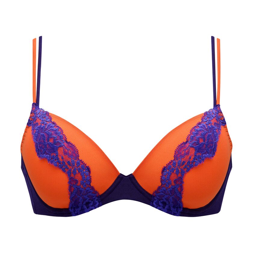 Soutien-gorge push Bremer Orange Shock