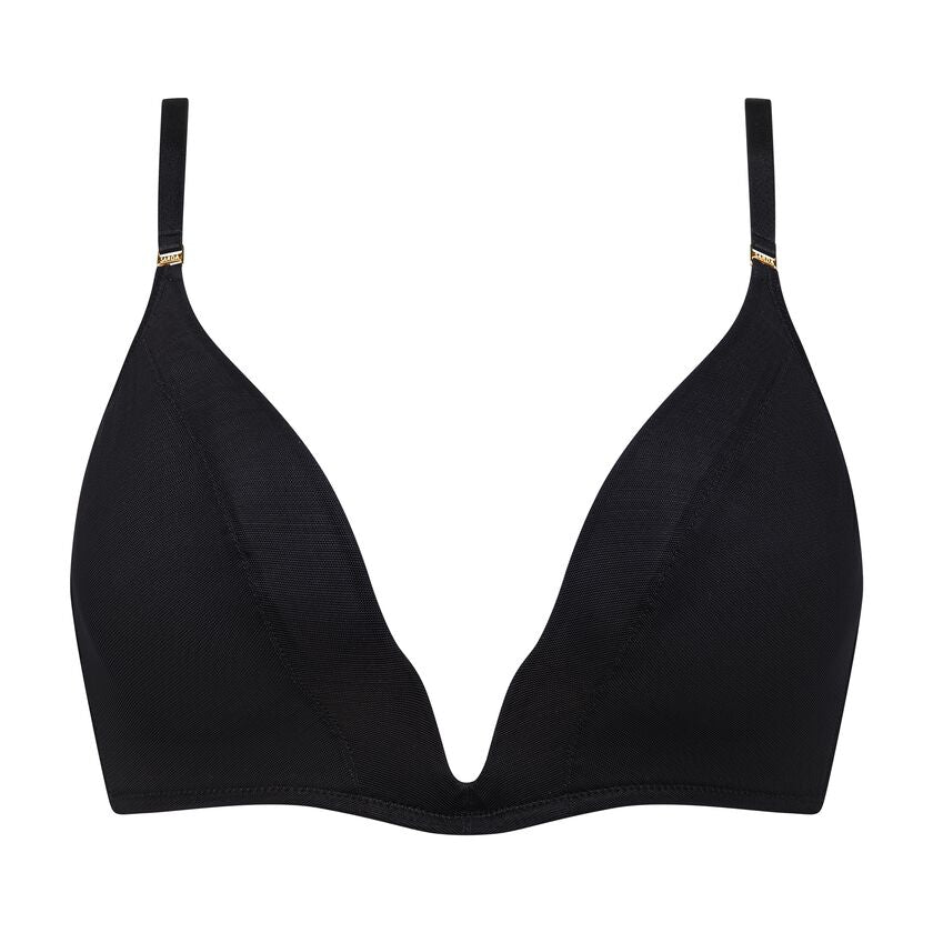 Soutien-gorge décolleté plongeant  noir Tegla
