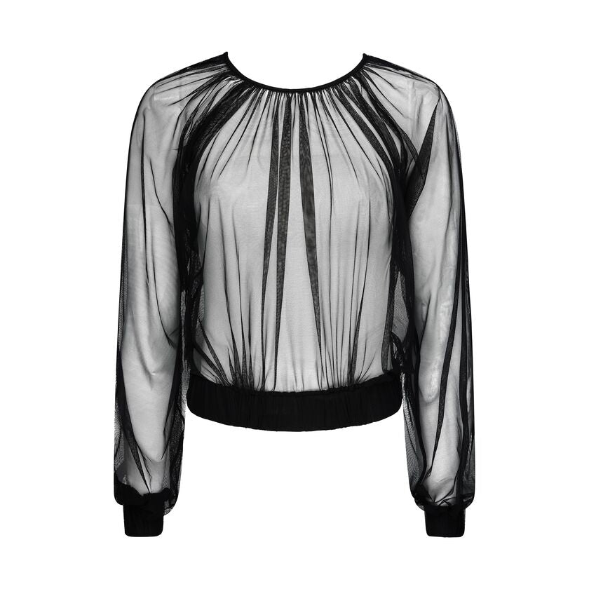 Top manche longue transparent Lethi