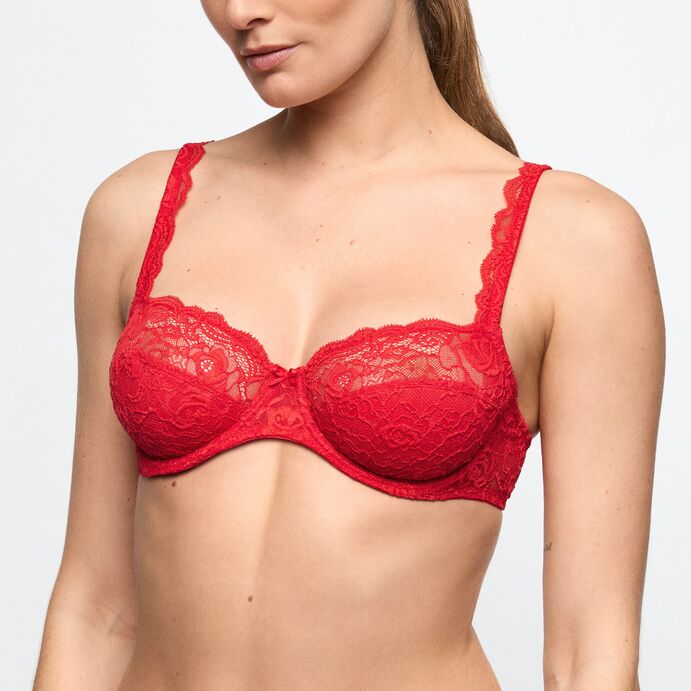 Soutien gorge emboitant Cyrille Rouge