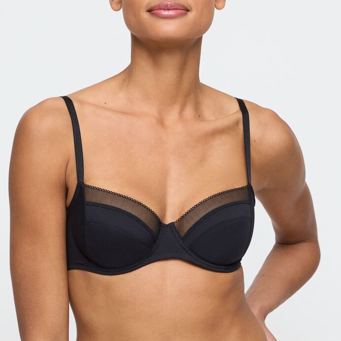 Soutien gorge emboitant Milao noir