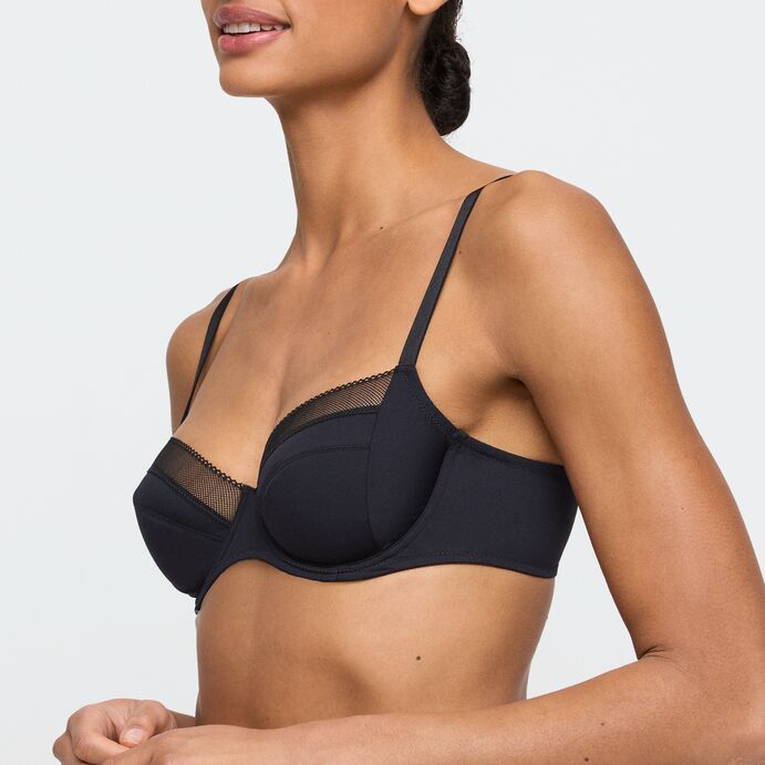 Soutien gorge emboitant Milao noir