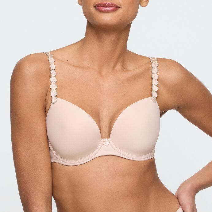 Soutien-gorge coque plongeant TOM nude