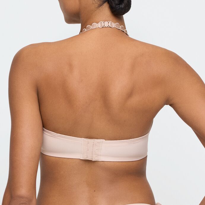 Soutien-gorge coque plongeant TOM nude