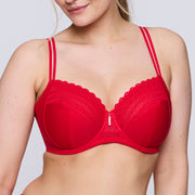 Soutien-gorge emboitant East End Rouge