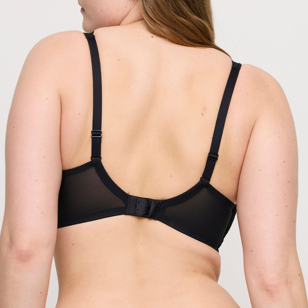 Soutien gorge demie mousse plongeant Rupi noir