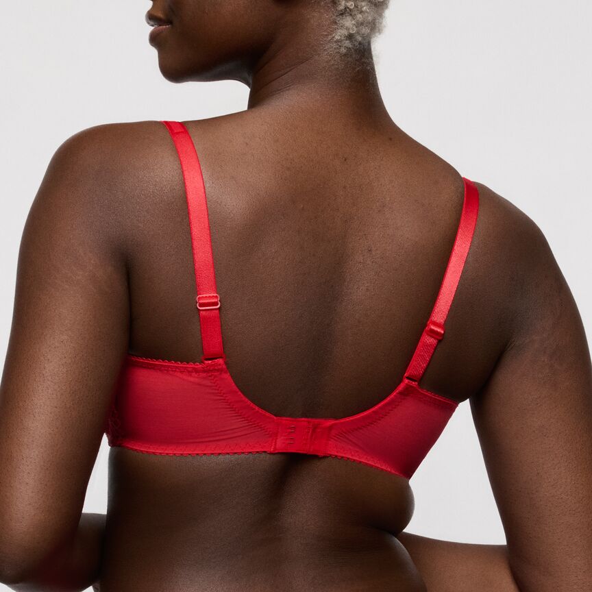 Soutien-gorge armature tulipe Sophora rouge