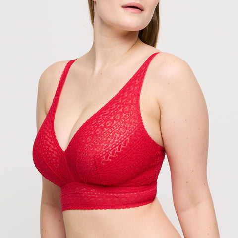 Soutien-gorge sans armature Montara Rouge