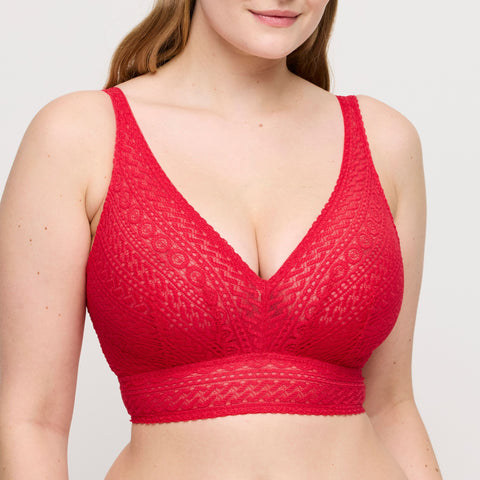 Soutien-gorge sans armature Montara Rouge
