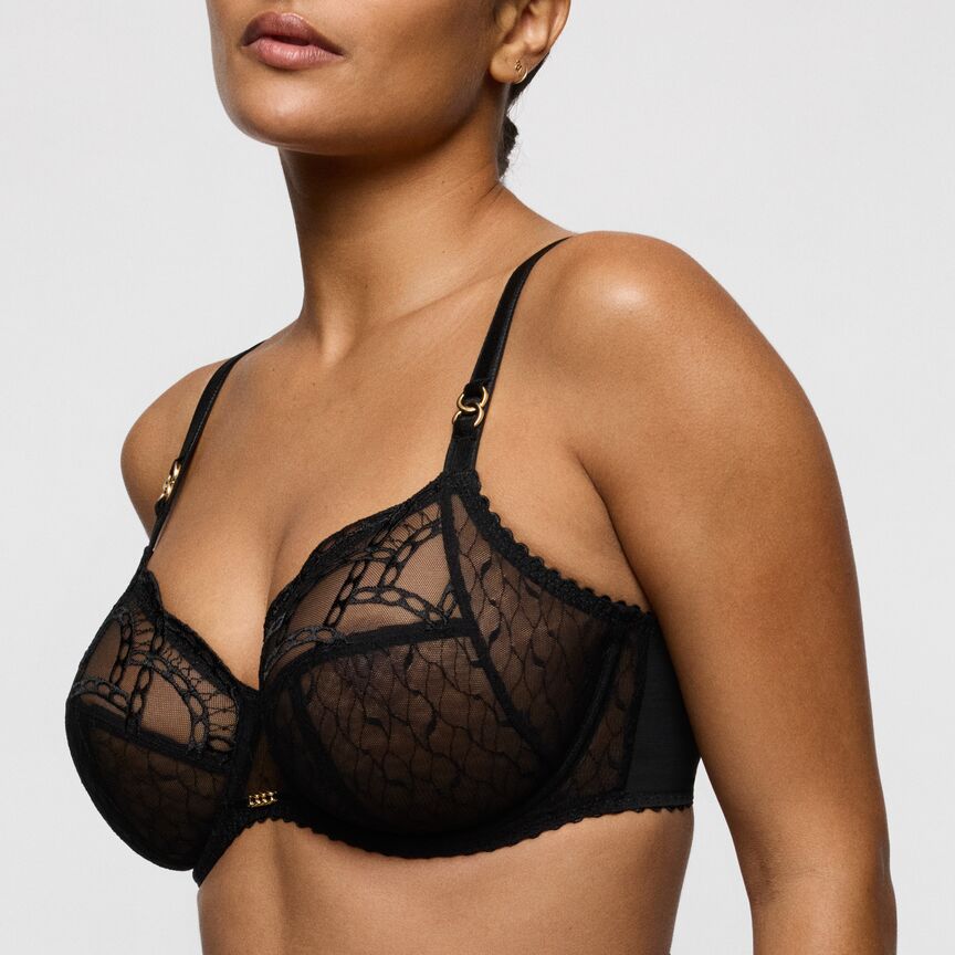 Soutien-gorge emboitant Naica. noir
