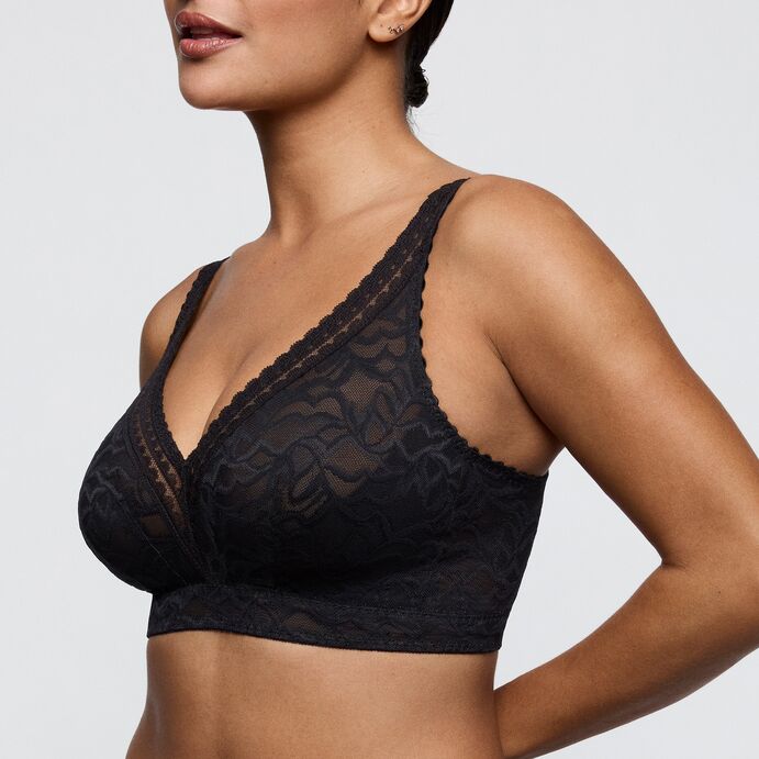 Soutien-gorge sans armature noir Miyara- Prima Donna