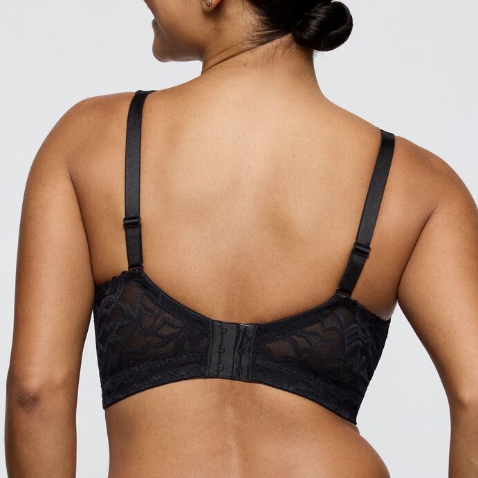 Soutien-gorge sans armature noir Miyara- Prima Donna