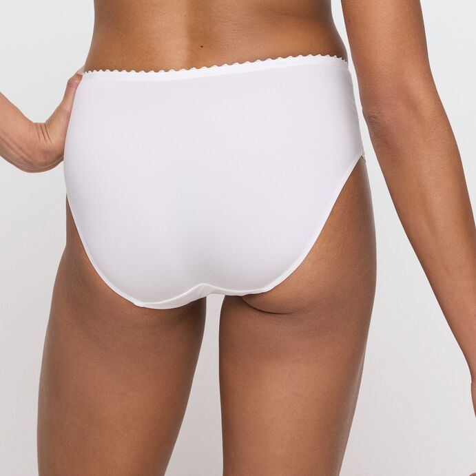 Slip taille haute Jane ivoire