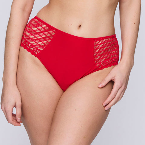 Culotte haute East End rouge