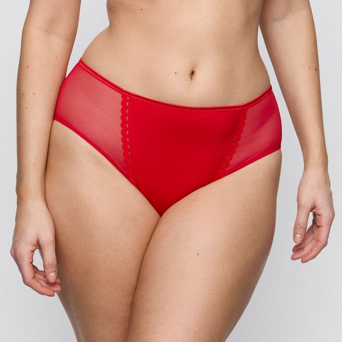 Slip taille haute WOW Girl Rouge
