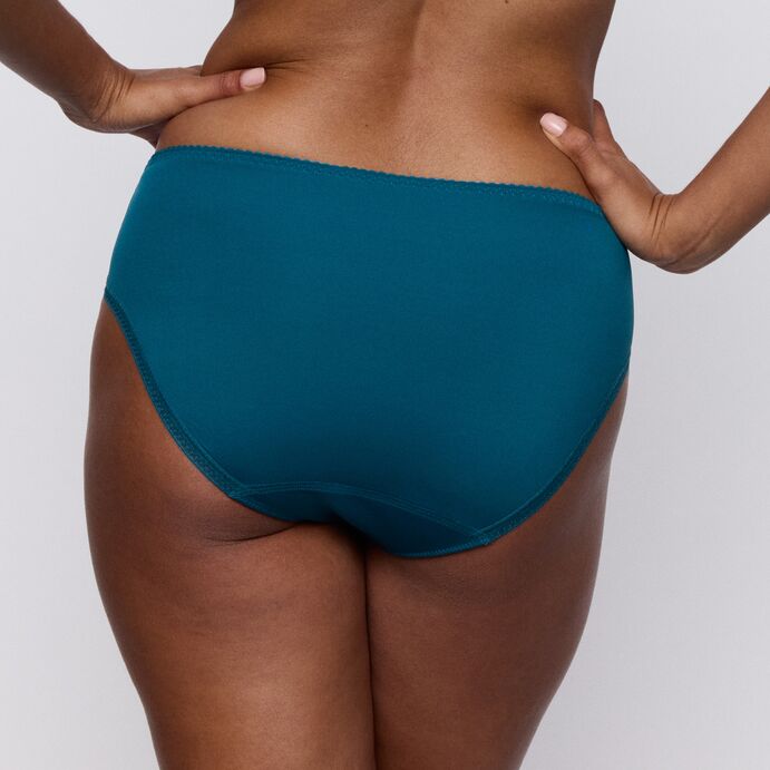 Slip taille haute uni  Deauville Peacock