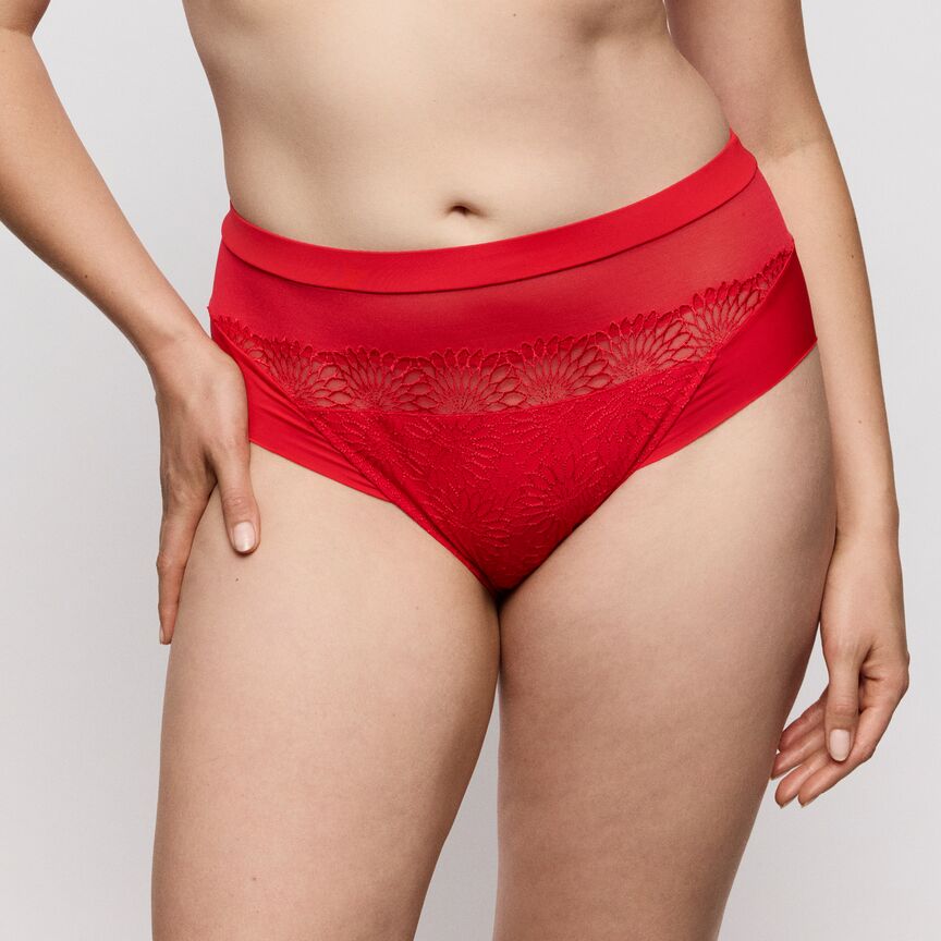 Slip haut Sophora rouge